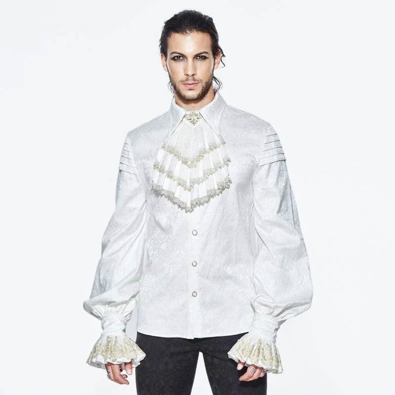 Herren Vintage Goth Dress Shirt