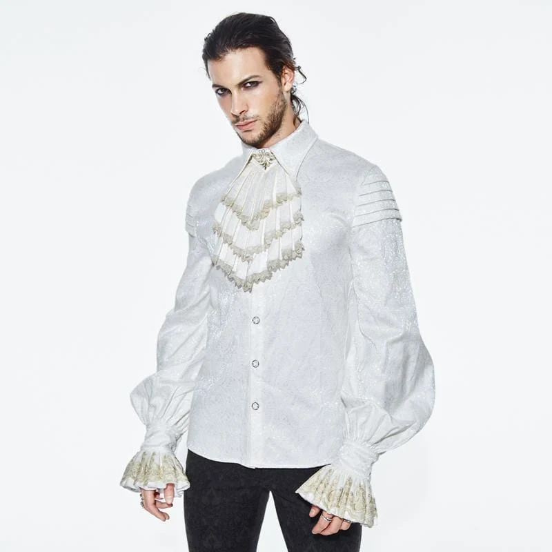 Herren Vintage Goth Dress Shirt