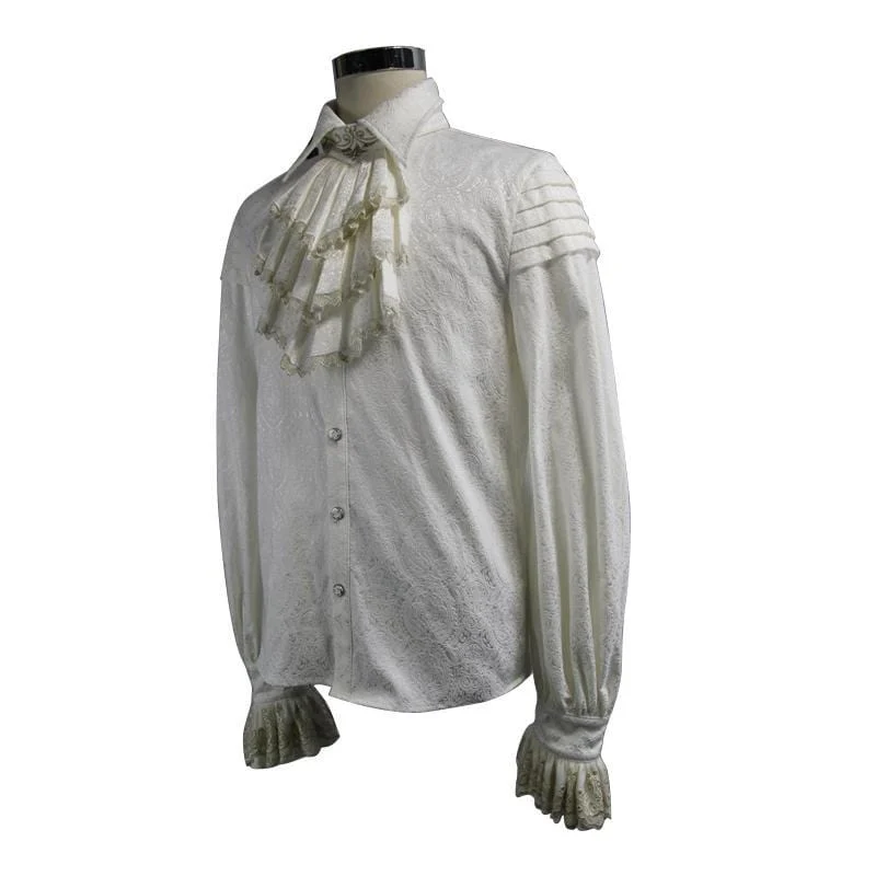 Herren Vintage Goth Dress Shirt