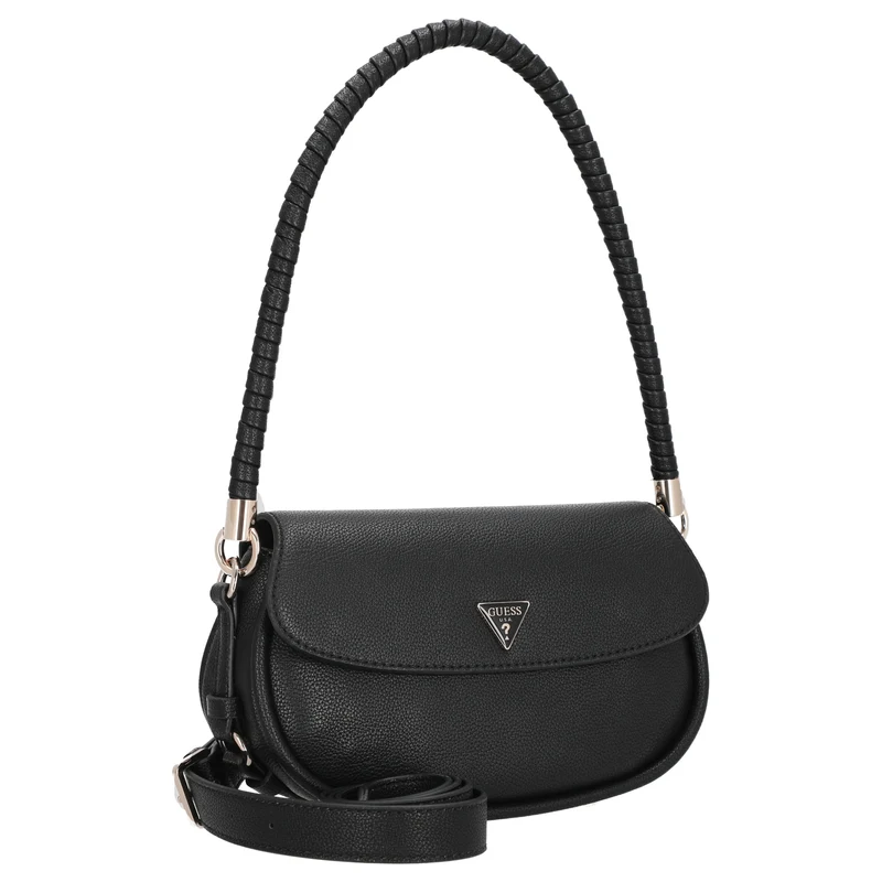 Guess Danya Flap - Bolso de hombro 25 cm (black)