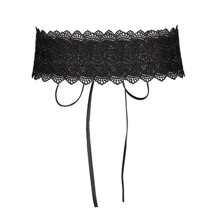 Damen-Schnürgürtel mit Blumenmuster
