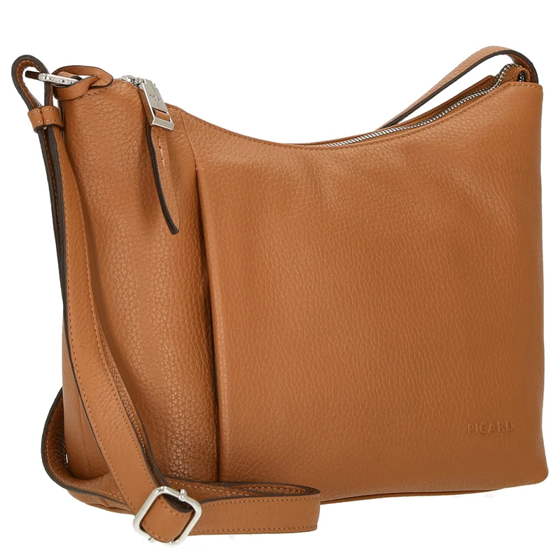 Picard Pure - Bolso bandolera 30 cm (cognac)