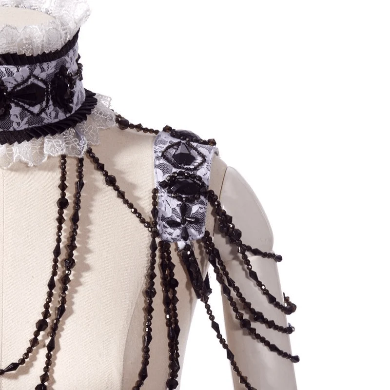 Frauen verzierten Steampunk Hals und Schulter Ornament