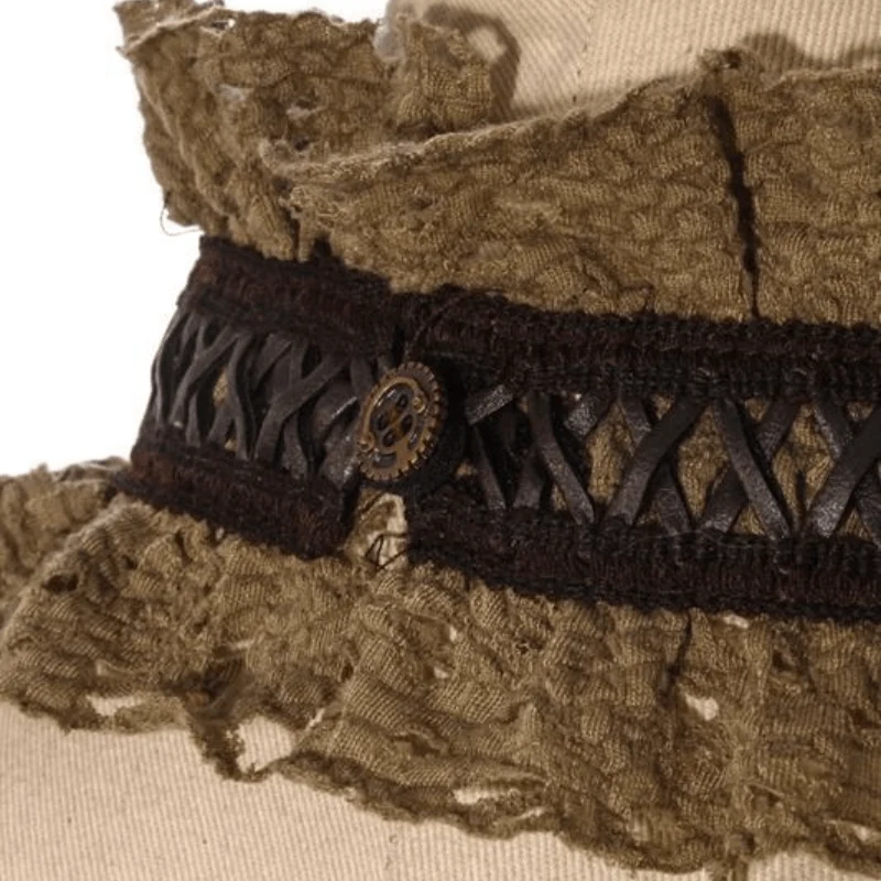 Damen Short Lace Top mit Kragen