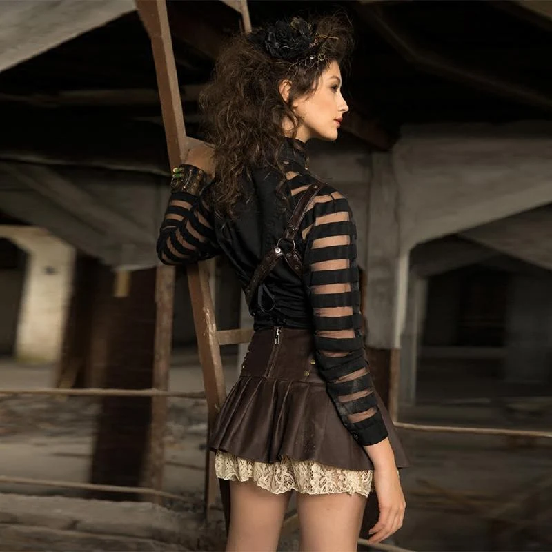 Frauen Vintage Steampunk Top