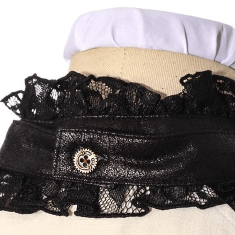 Hochdetailliertes Steampunk-Kurzoberteil für Damen