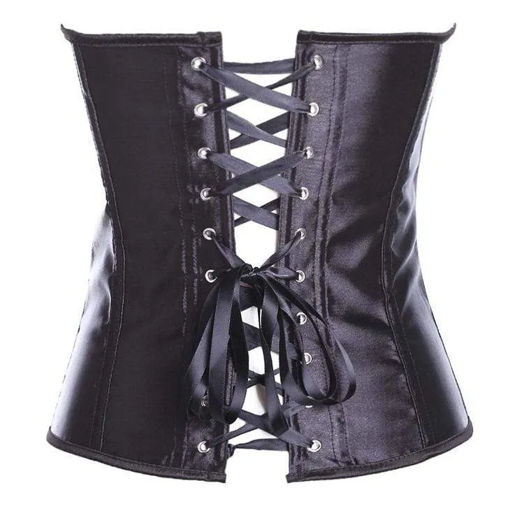 Frauen Gothic Flash Stain Overbust Korsetts