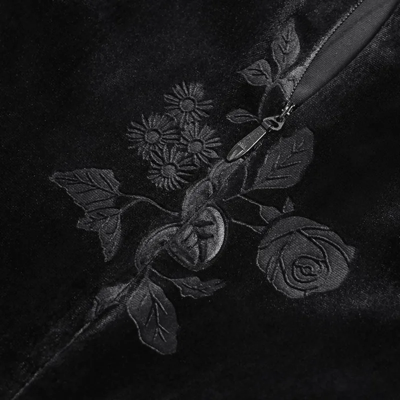 Frauen Vintage Goth Rock Mit Zug
