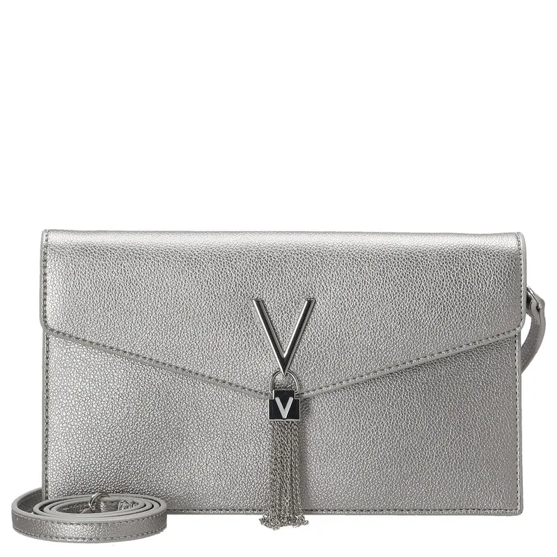 Valentino Bags Luxe - Bolso bandolera 27 cm (argento)