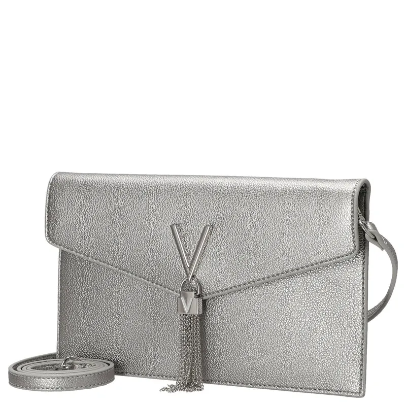 Valentino Bags Luxe - Bolso bandolera 27 cm (argento)
