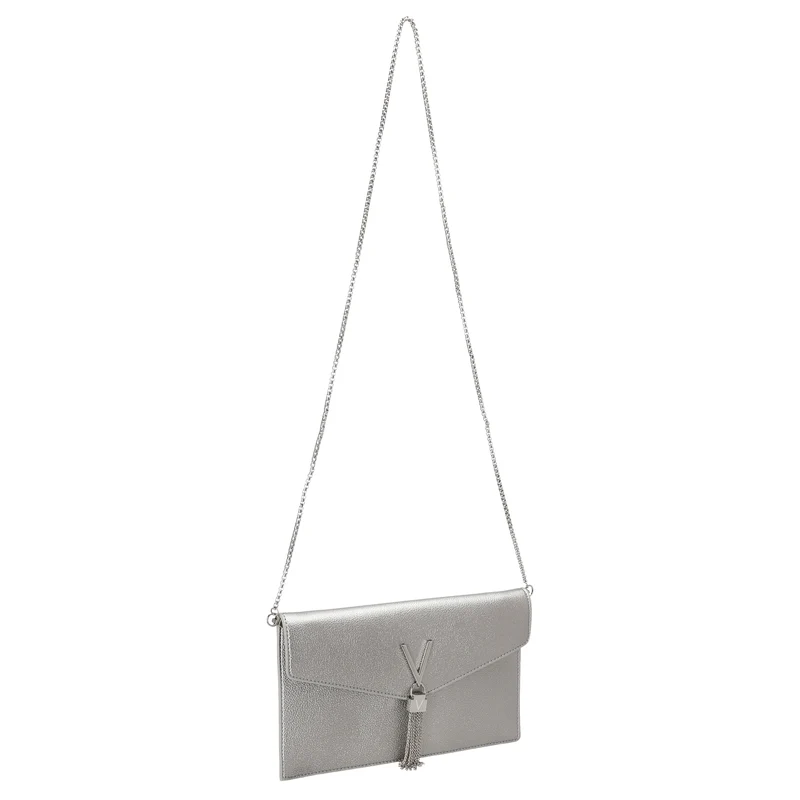 Valentino Bags Luxe - Bolso bandolera 27 cm (argento)