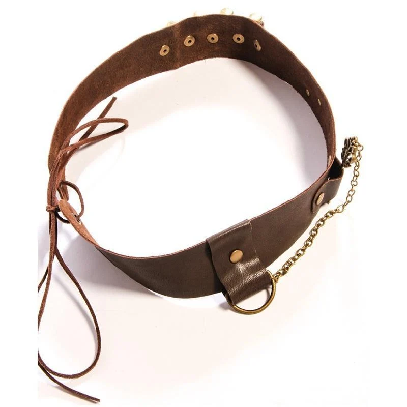 Herren Steampunk Bullet Kunstleder HatWear
