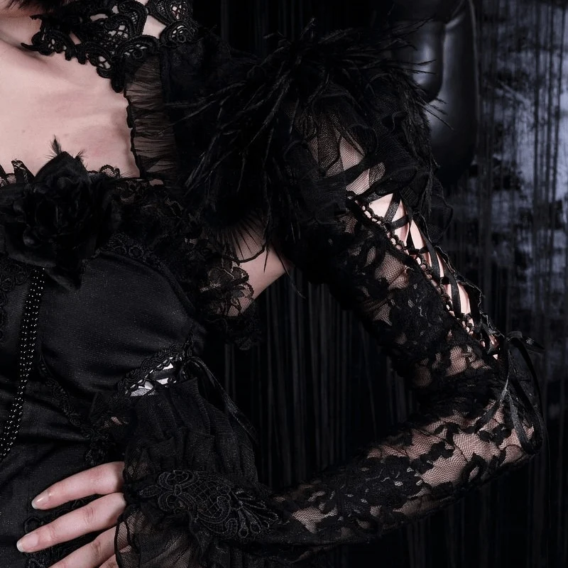 Vintage Goth Kragen und Manschette