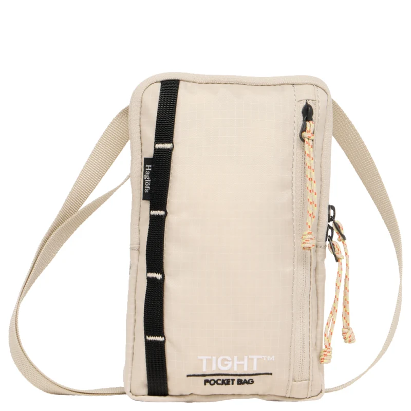 Haglöfs Tight Pocket Bag - Bolso bandolera 16.5 cm (chalk beige/true black)