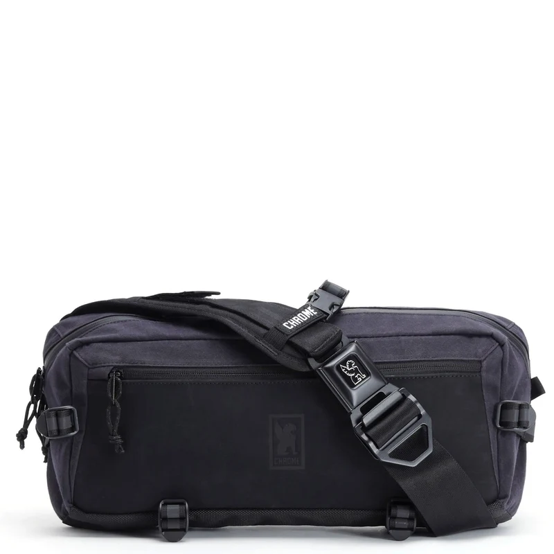 Chrome Kadet Nylon 9 - Bandolera 43 cm (black canvas leather)
