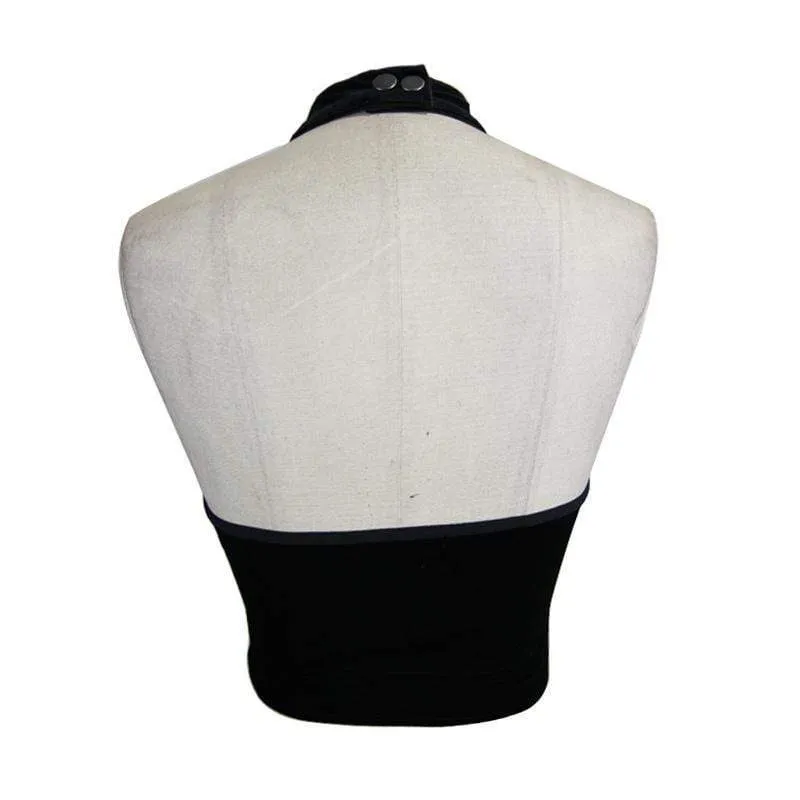 Damen Strappy Punk Neckholder Top