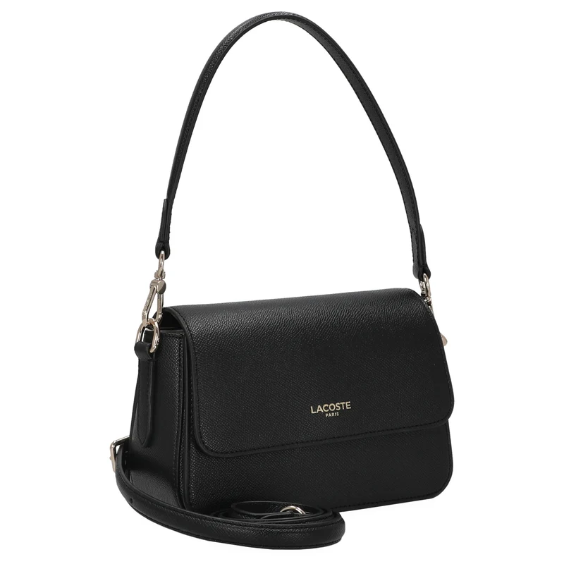 Lacoste Champs-Elysées - Bolso de hombro 21 cm (black)