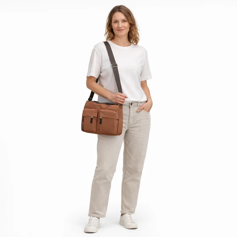 Mandarina Duck Hunter - Bolso bandolera 28 cm (pecan nut)