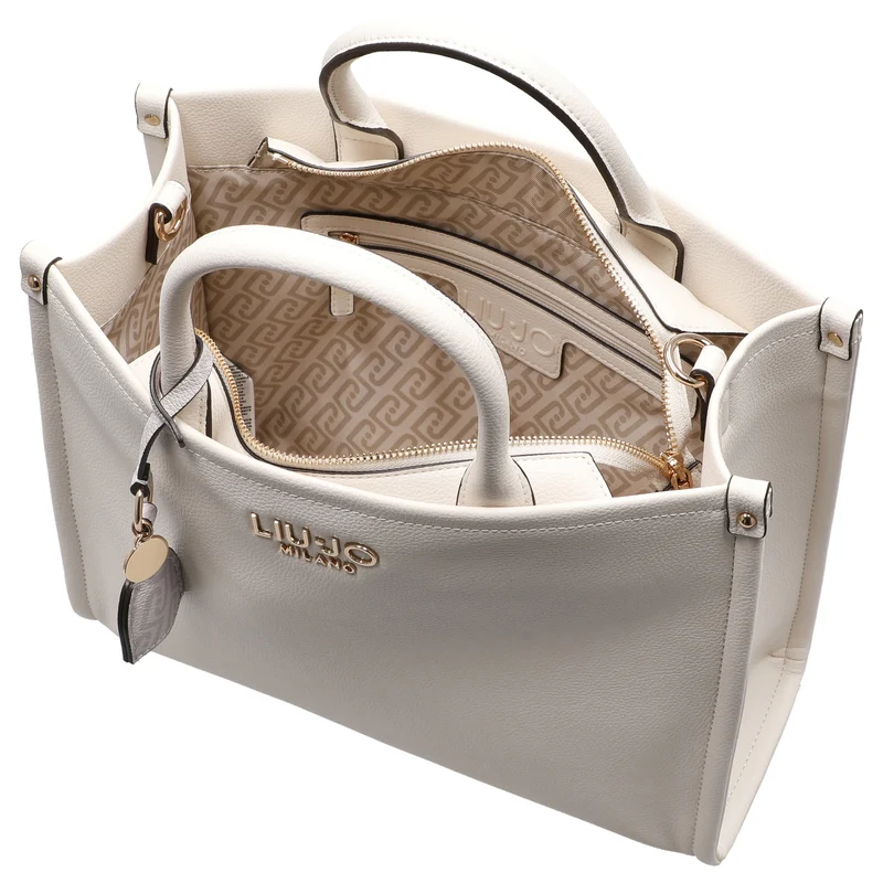 Liu Jo Ridhi - Bolso de mano 34 cm (cream)