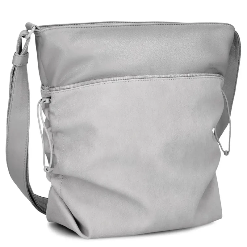 zwei Jana J120 - Bolso bandolera 33 cm (nubuk-ice)