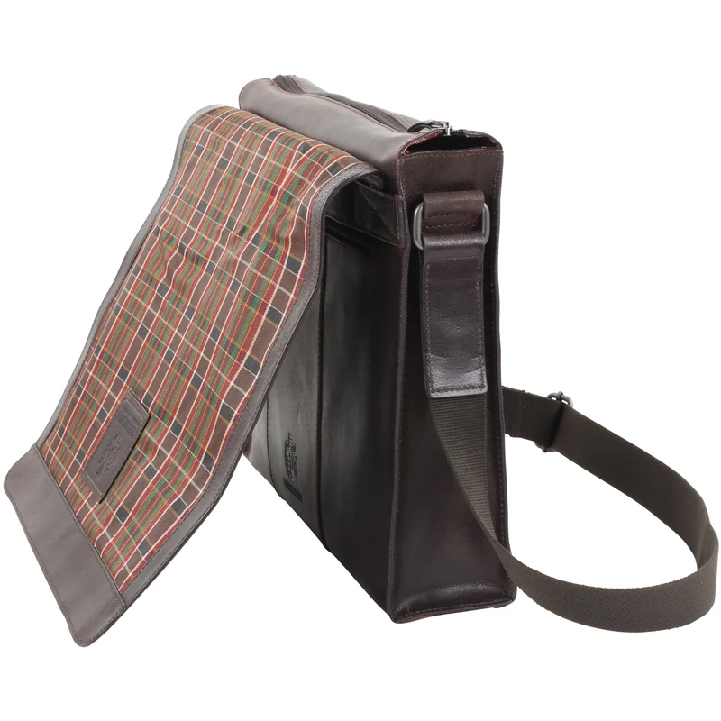Leonhard Heyden Dakota - Bolso bandolera L Leder 38 cm (braun)