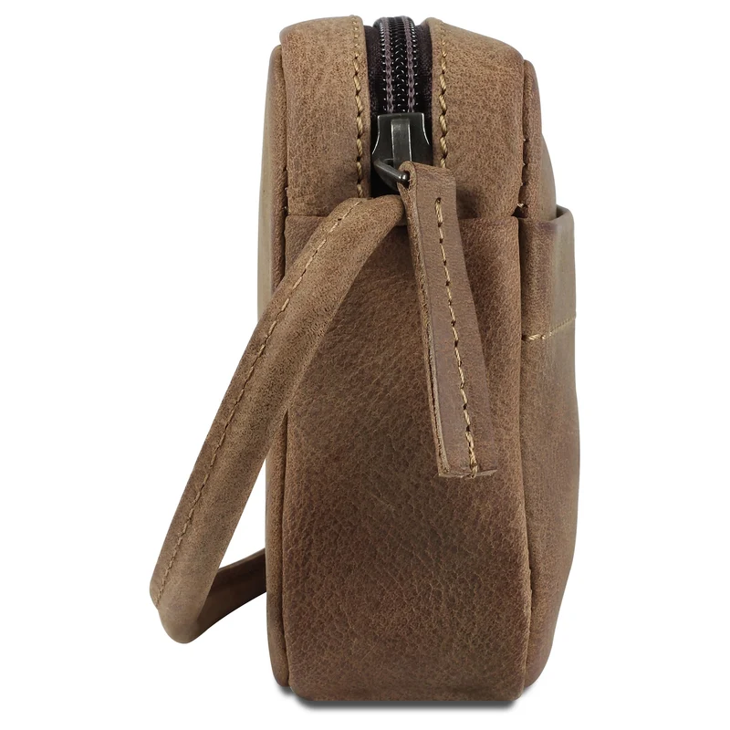 Klondike 1896 Yukon Maya - Bolso de hombro 17 cm (mittelbraun)