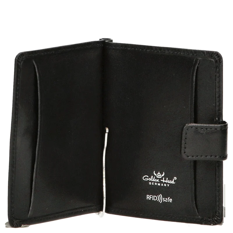 Golden Head Colorado - Pinza para billetes 2cc 10 cm RFID (schwarz)