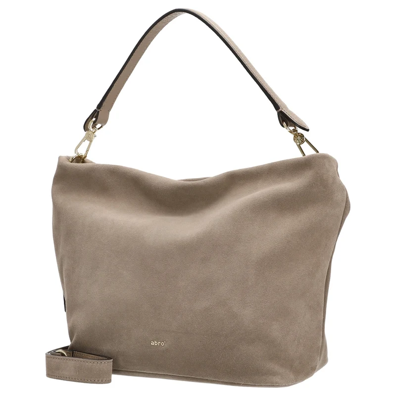 abro Ebony Suede - Bolso saco 28 cm (siena)