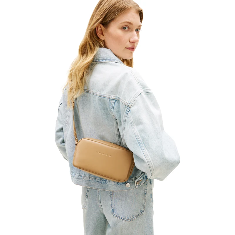 Tommy Hilfiger Essential - Bolso bandolera 22 cm (safari canvas)