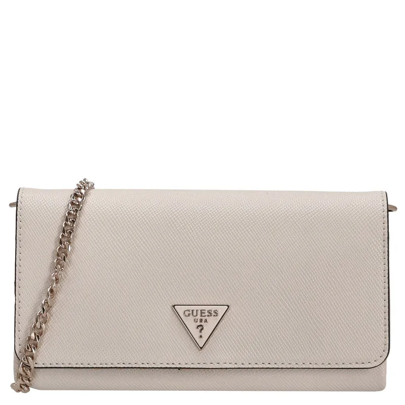 Guess Noelle II Xbody Flap - Bolso bandolera 21 cm (bone)