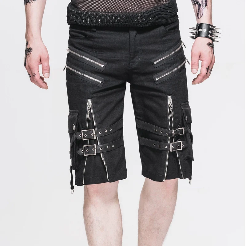 Herren Punk Bermuda Shorts