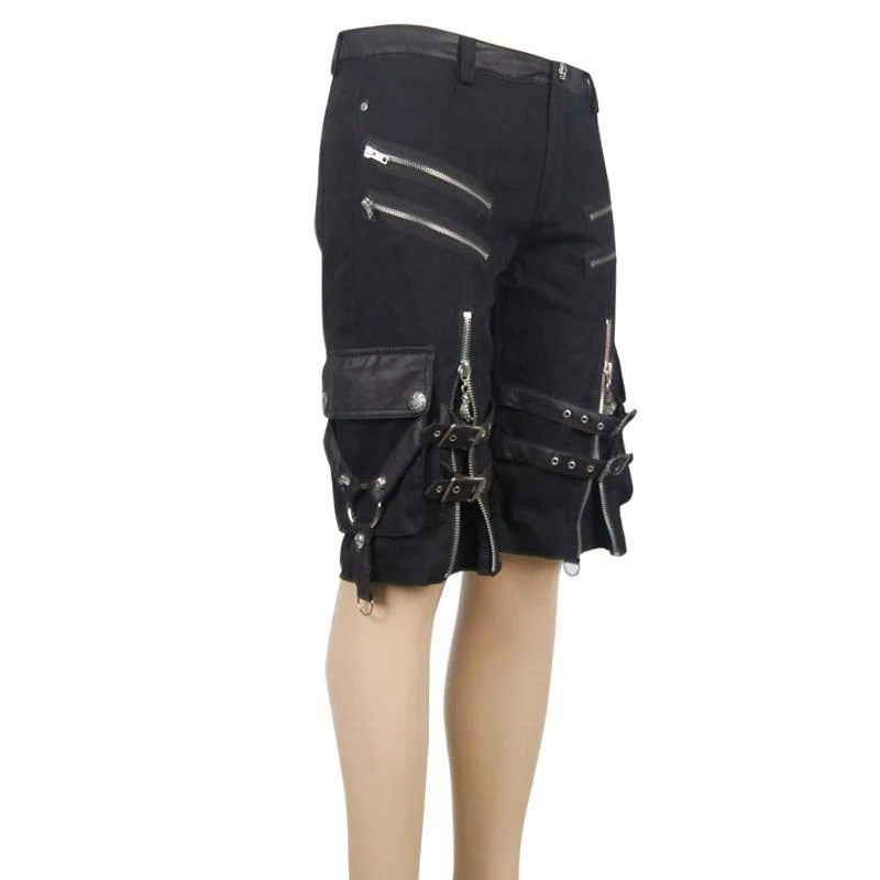 Herren Punk Bermuda Shorts