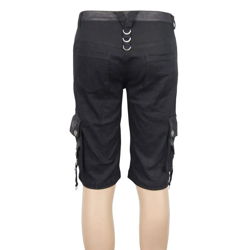 Herren Punk Bermuda Shorts