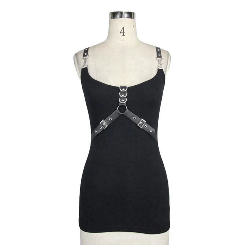 Frauen 2in1 Punk Tanks Tops