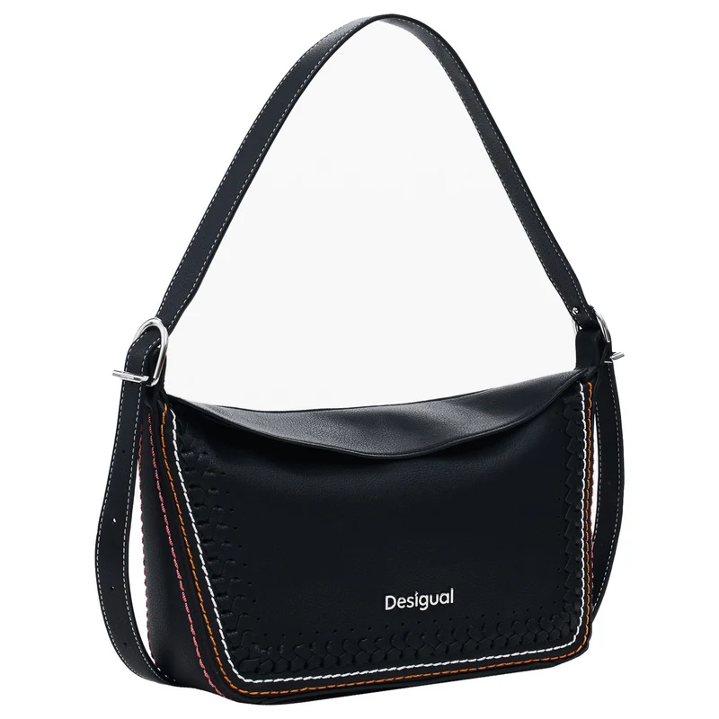 Desigual Trama Munich - Bolso de hombro 27.5 cm (black)