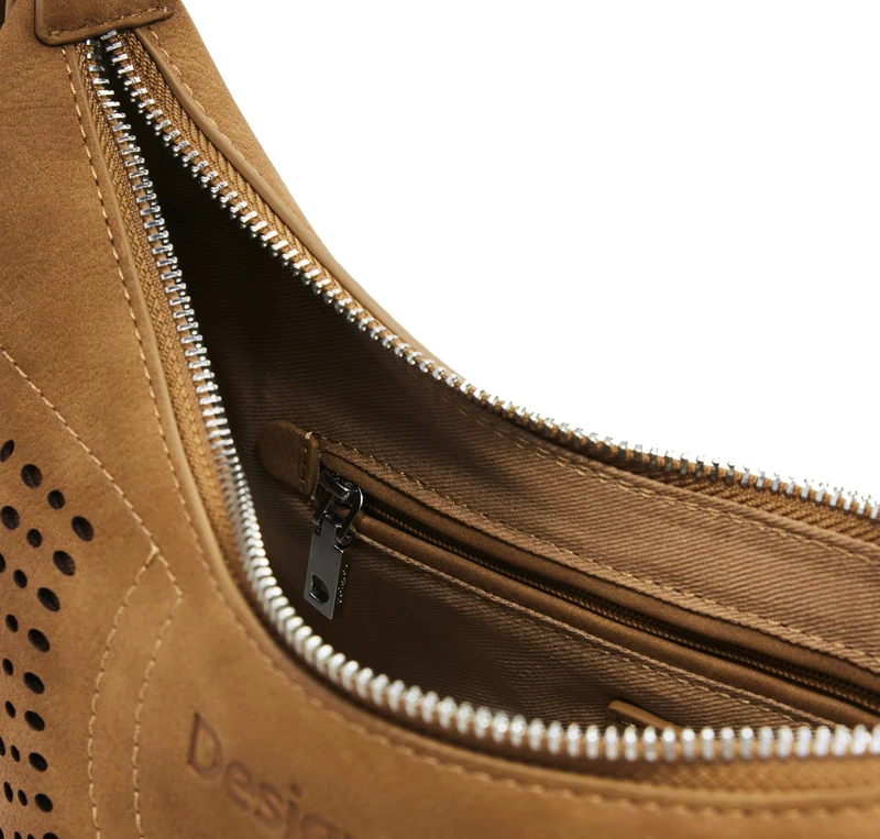 Desigual Orbis Cascais - Bolso de hombro 29 cm (camel)