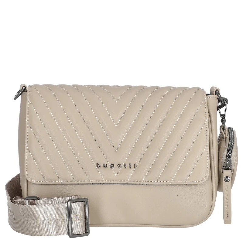 bugatti Sira - Bolso bandolera L 25 cm (beige)