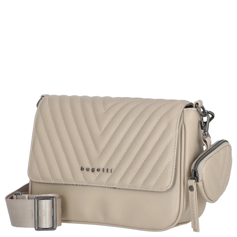 bugatti Sira - Bolso bandolera L 25 cm (beige)