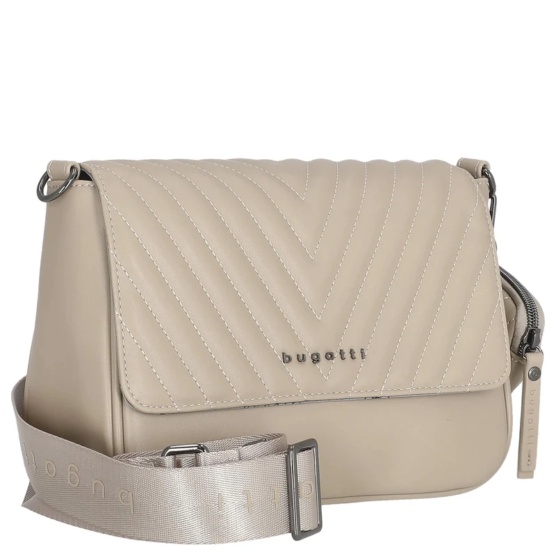 bugatti Sira - Bolso bandolera L 25 cm (beige)