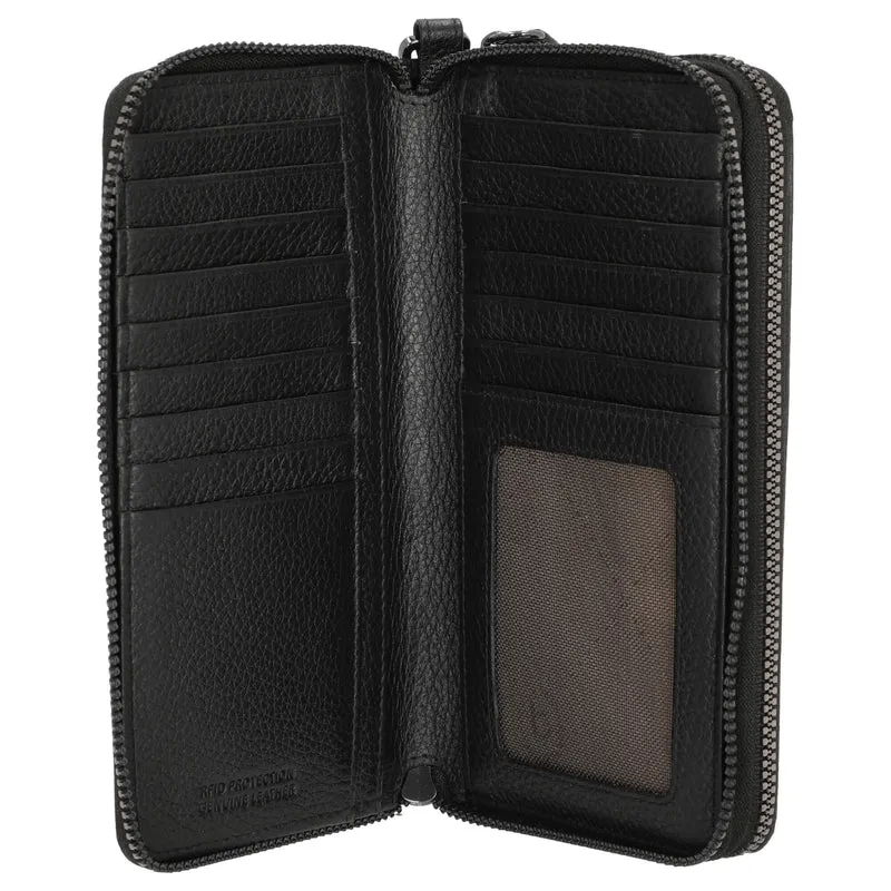 bugatti Elsa - Cartera 22cc 19 cm RFID (black)