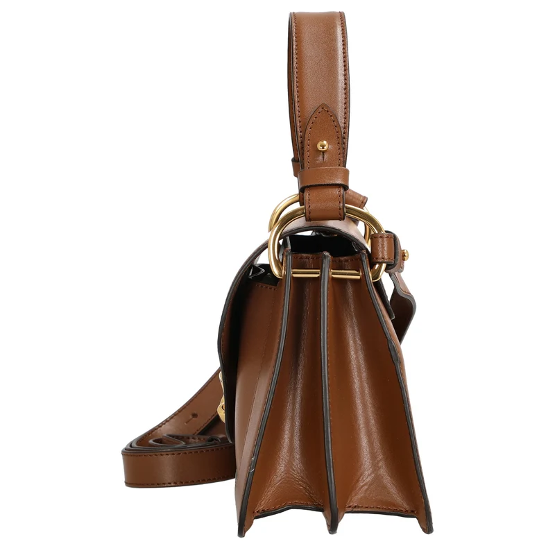 Coccinelle C-Me Calf - Bolso de mano 23,5 cm (color: cognac)