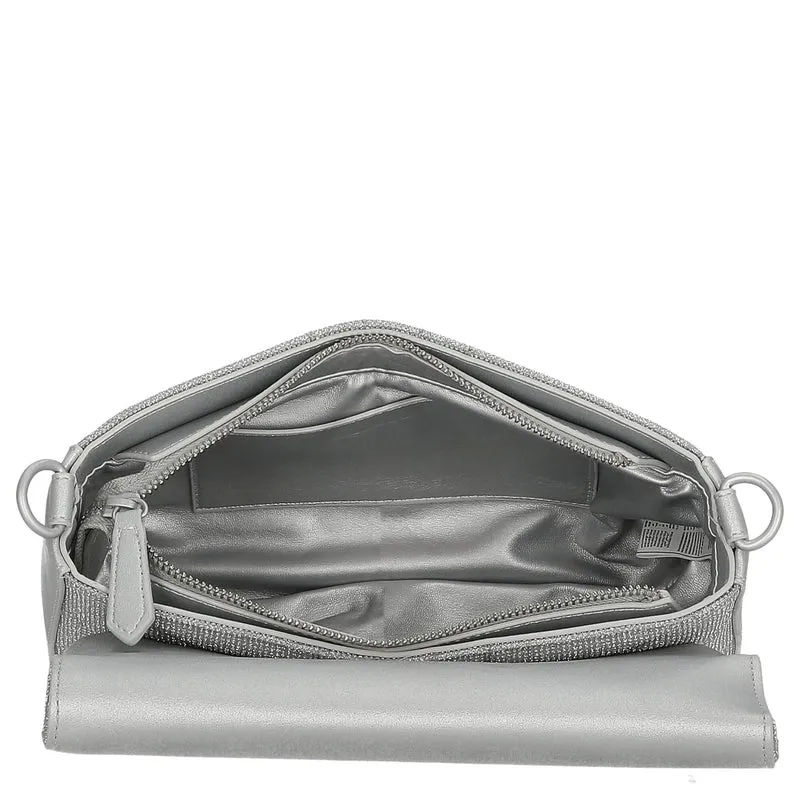 Valentino Bags Portobello - Bolso bandolera 25 cm (argento)