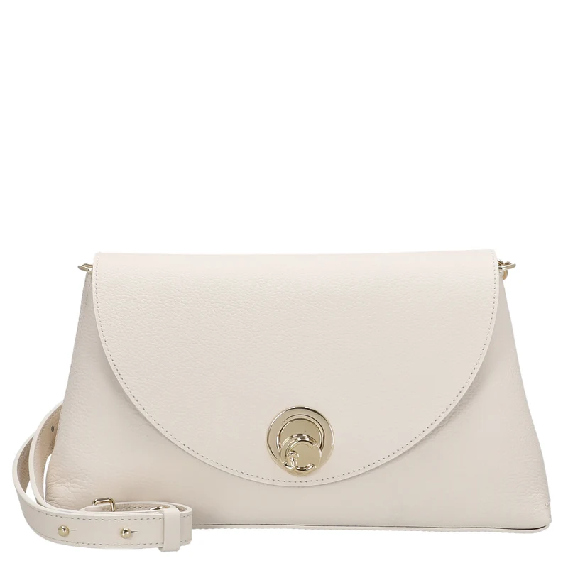 Coccinelle Nikla - Bolso de hombro 30 cm (pearl/cognac)