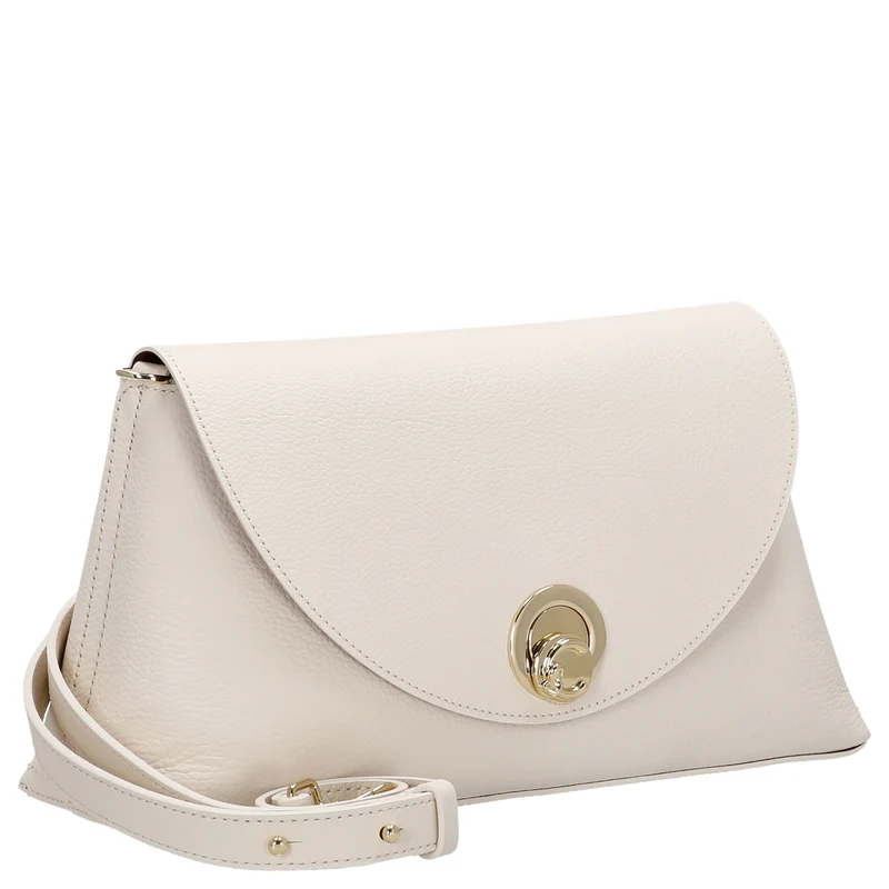 Coccinelle Nikla - Bolso de hombro 30 cm (pearl/cognac)