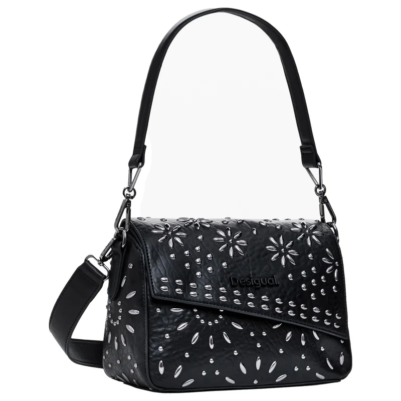 Desigual Metal Dandelion Phuket - Bolso de hombro Mini (black)