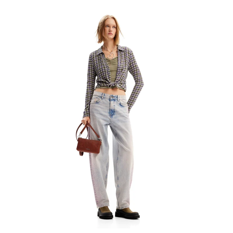 Desigual Half Logo Monica - Bolso bandolera 24.5 cm (cuero west)