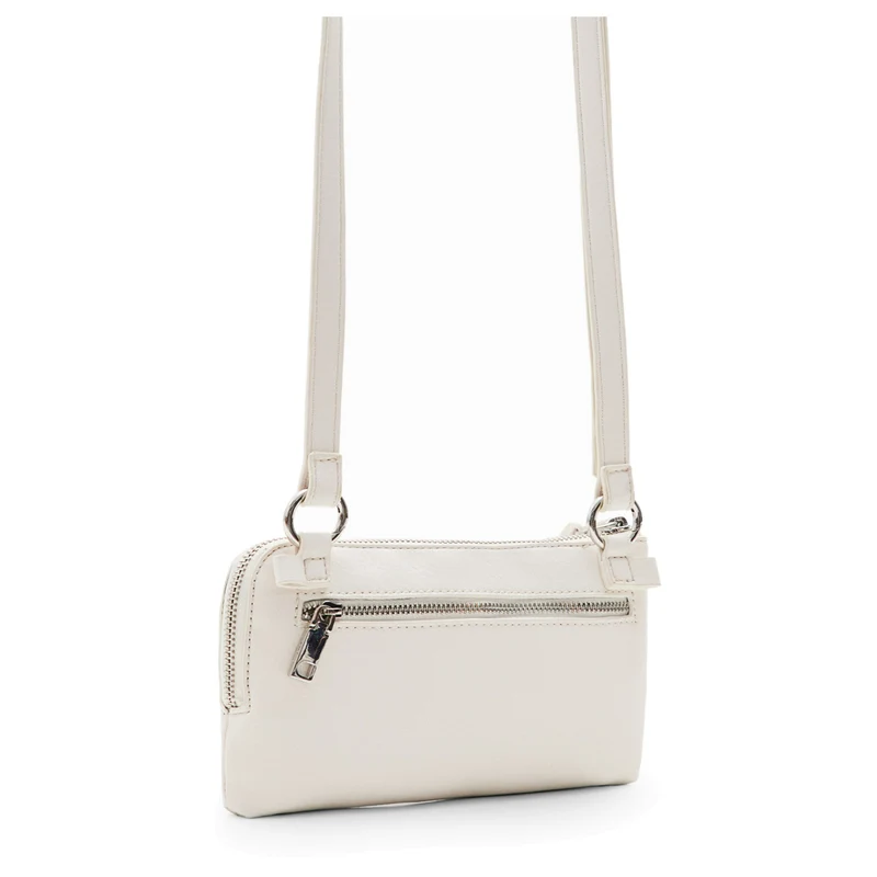 Desigual Half Logo 24 Lisa - Bolso bandolera 20 cm (white)