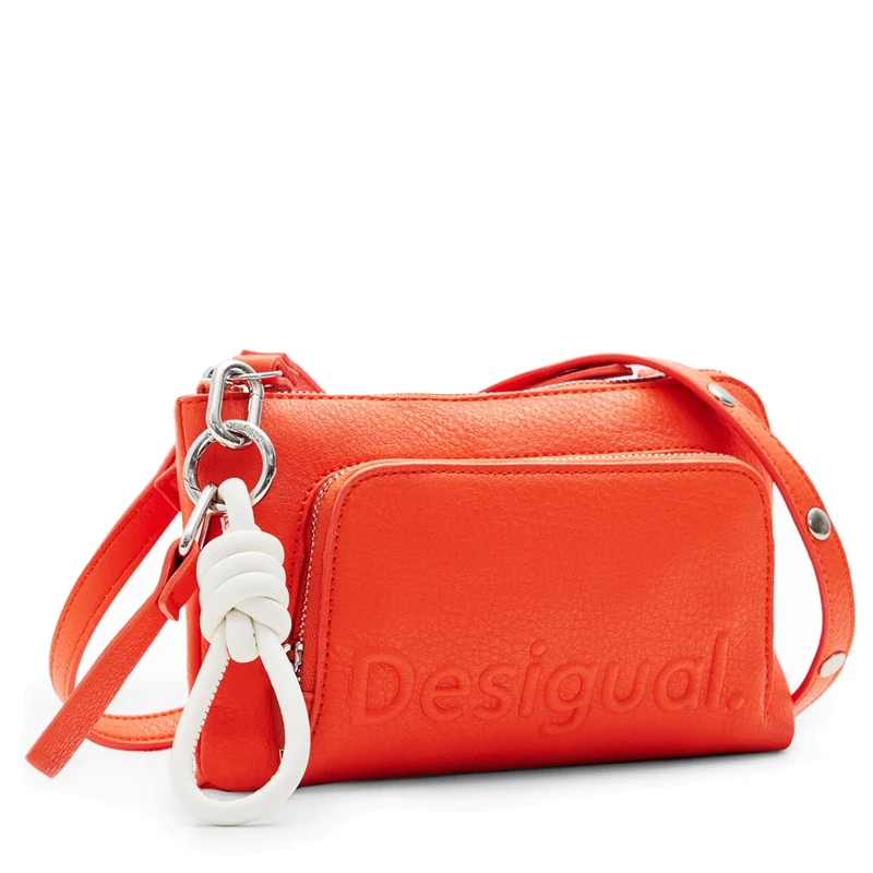 Desigual Half Logo 24 Lisa - Bolso bandolera 20 cm (orange)