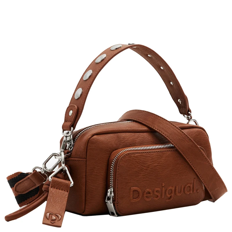 Desigual Half Logo - Bolso bandolera 22 cm (cuero west)