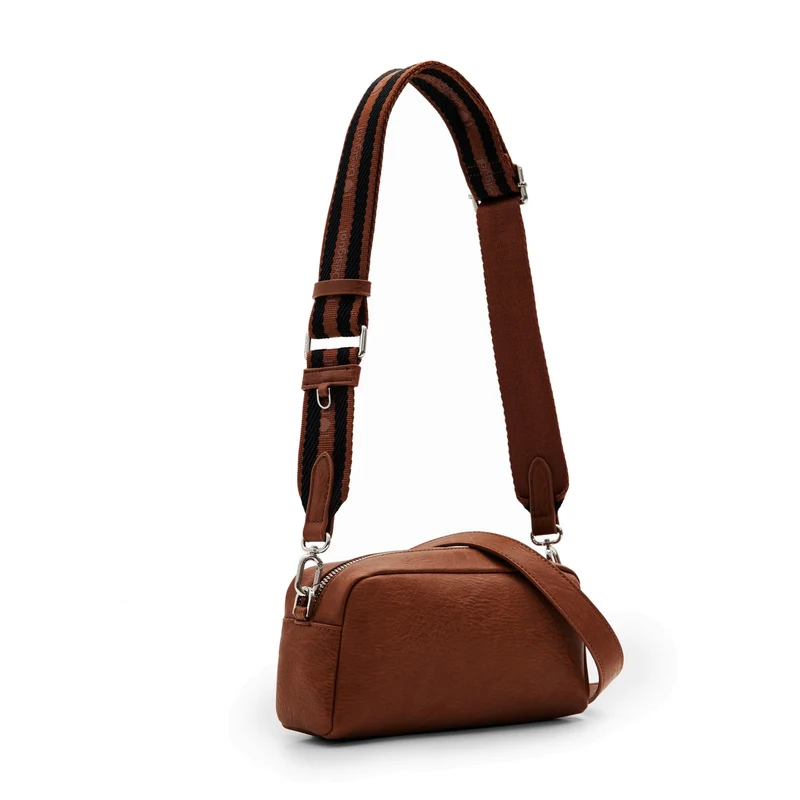Desigual Half Logo - Bolso bandolera 22 cm (cuero west)